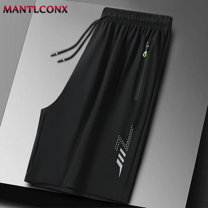 New Quick Dry Jogging Fitness Shorts Men Summer Sports Running Shorts Lightweight Bottoms Thin Breathable Beach Short Pants Male