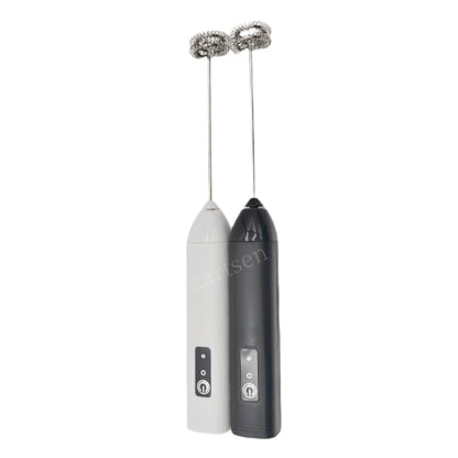 MINI Milk Frother USB Rechargeable 3 Speeds Foam Maker Coffee Whisk Mixer Electric Handle Blender Egg Beater Hot Cooking Tools