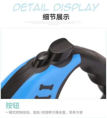 2022 new hot sale 5m pet traction rope automatic retractable tractor dog chain cat traction belt pet supplies my traction ropes