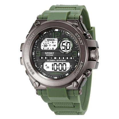 MAYZHISU Sports Electronic Watch for Man Student Teens Outdoor Waterproof Men's Sports Watches LED Digital Clock