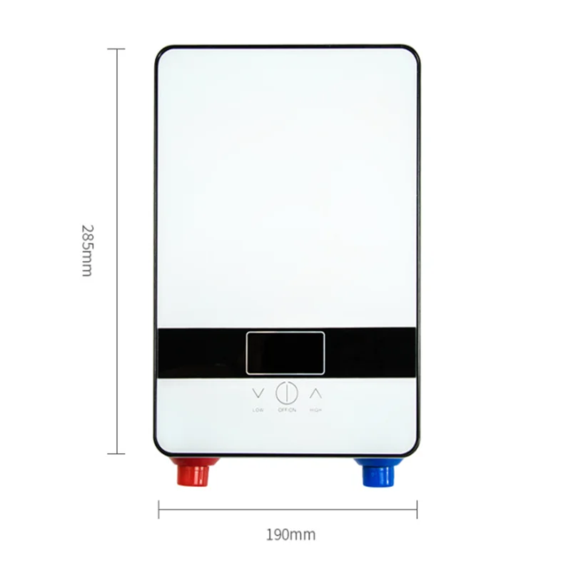 6500w Instant Tankless Water Heater 220v Thermostat Induction Heater Smart Touch Electric Heaters Shower Automatica High Quality