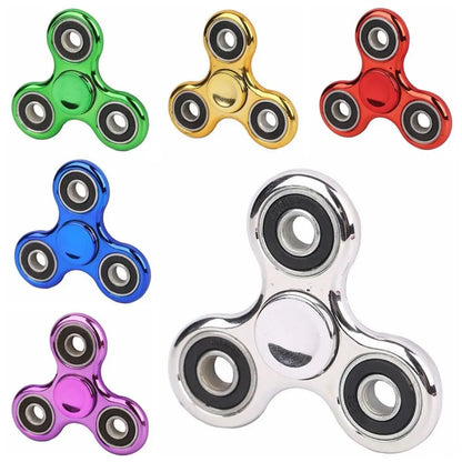 Cool Fidget Spinner EDC Spinner For Bulk Anxiety Autism ADHD Anti Stress Tri-Spinner High Quality Adult Kids Toys Accessories