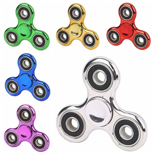 Cool Fidget Spinner EDC Spinner For Bulk Anxiety Autism ADHD Anti Stress Tri-Spinner High Quality Adult Kids Toys Accessories