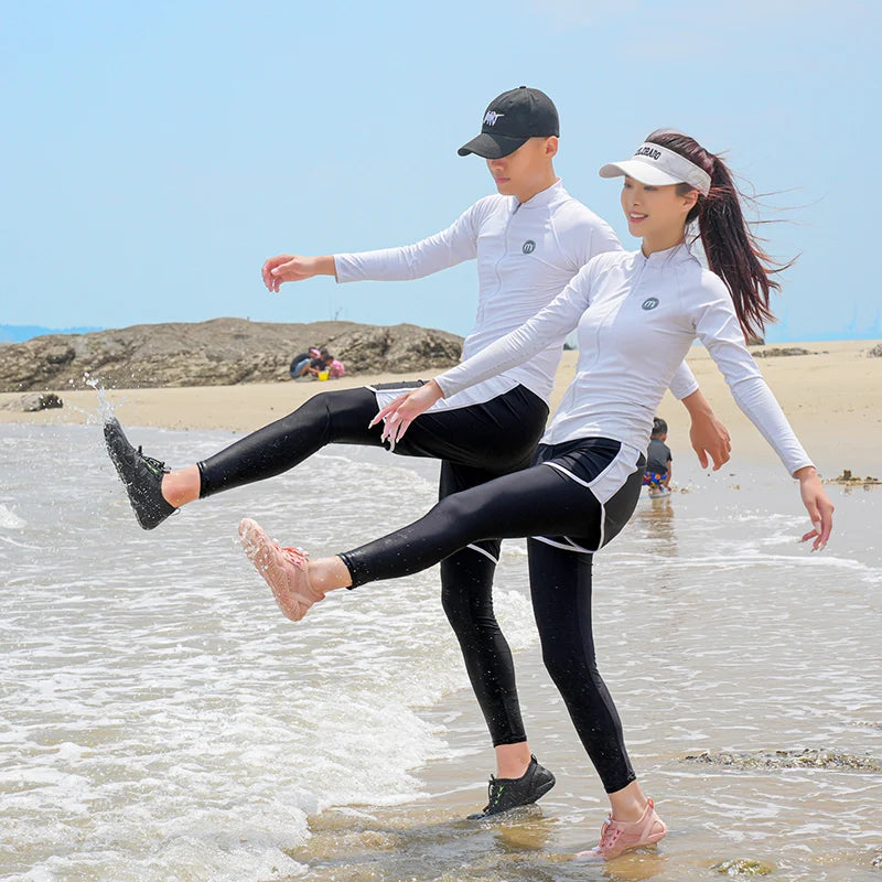 Aqua Shoes Men Beach Barefoot Water Shoes Summer Swimming Light Portable Wader Quick Dry Outdoor Upstream Wading Sneakers