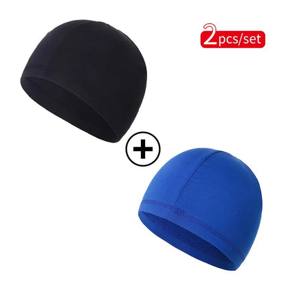 2 Pcs Cooling Skull Cap Helmet Liner Cycling Cap Cooling Cap Sports Helmet Cap for Men Women Running Skiing Hat