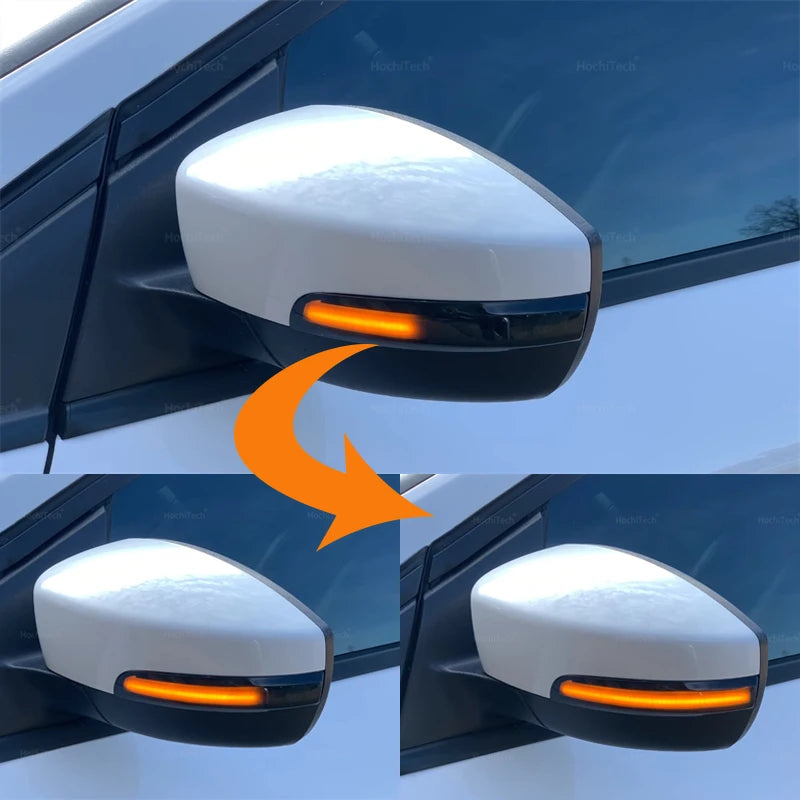 Dynamic LED Side Rearview Mirror Turn Signal Light Indicator For Ford Escape Kuga II EcoSport 2013-2019 Car Accessories