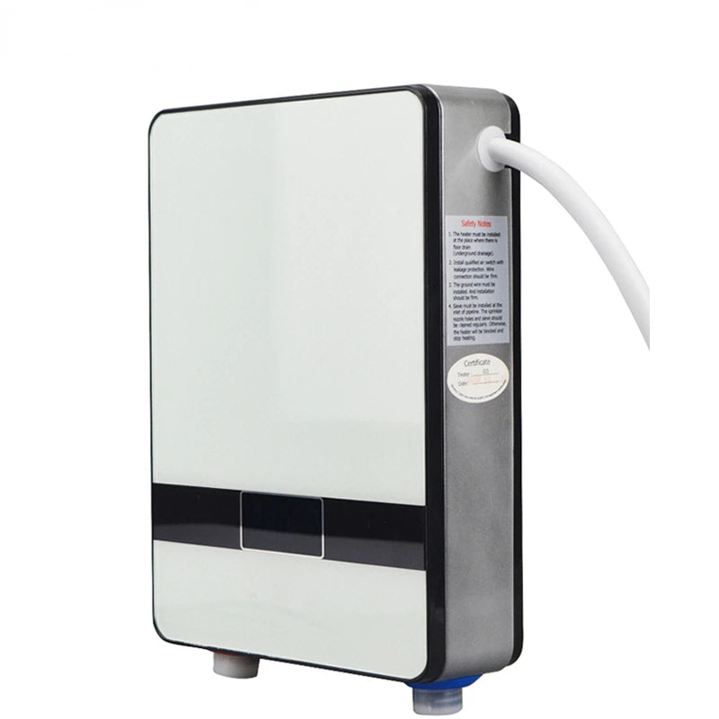 6500w Instant Tankless Water Heater 220v Thermostat Induction Heater Smart Touch Electric Heaters Shower Automatica High Quality