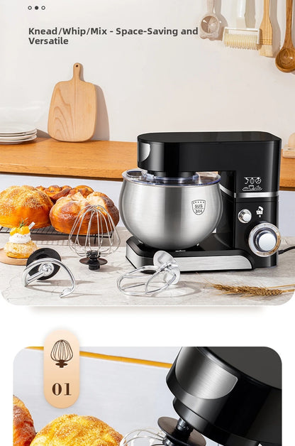 5L Stand Mixer – 3-in-1 Multifunctional Kitchen Machine with Dough Hook, Beater & Whisk,1000W Powerful Motor for Baking/Cooking