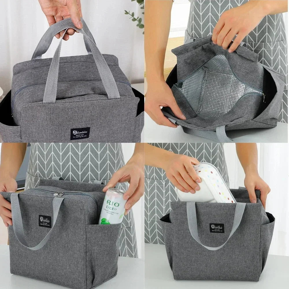 Snoopys Portable Lunch Drink Carrier Insulated Bag Fresh Cooler Pouch Food Thermal Box Tote Picnic Container Bags Cute Kids Gift