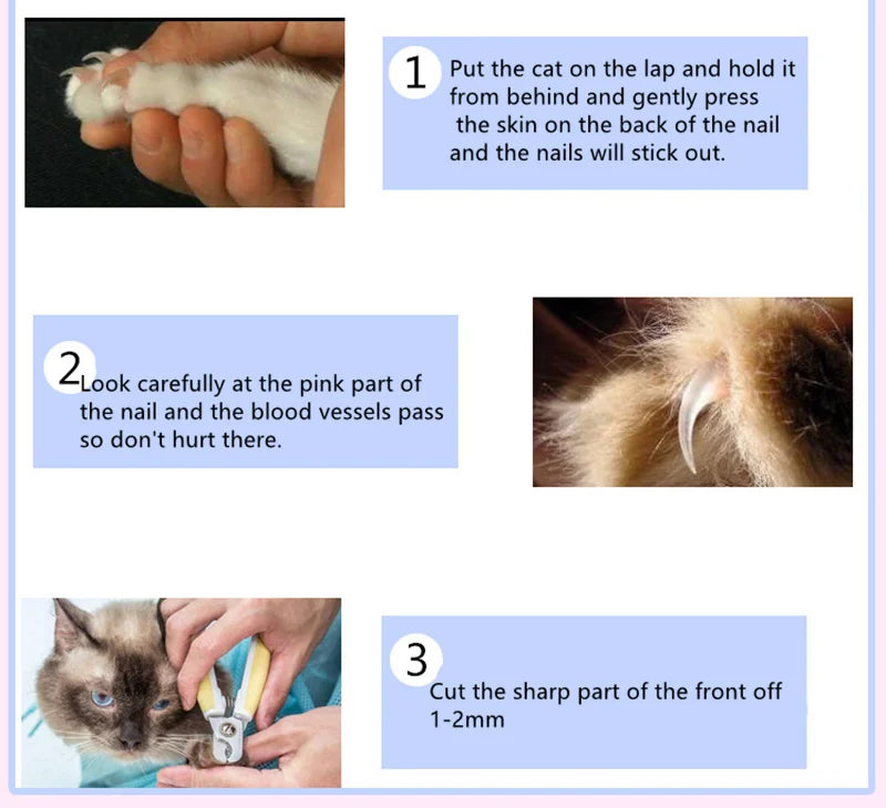 Pets Nail Clipper Dog Cat Nail Clippers Pet Claw Care Grooming Pet Supplies Dog Grooming Когтерезка Для Котов