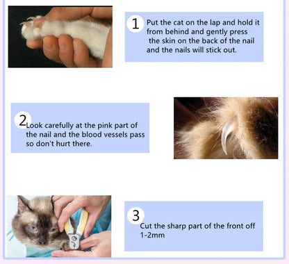Pets Nail Clipper Dog Cat Nail Clippers Pet Claw Care Grooming Pet Supplies Dog Grooming Когтерезка Для Котов