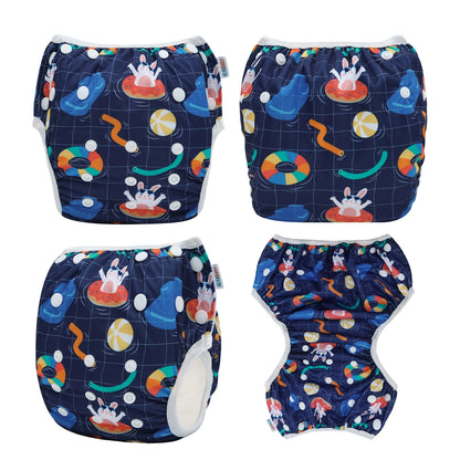 U PICK ALVABABY Swim Nappy Suitable for Swim Classes Fashion Design Reusable Swim Diaper for Baby Under 8 Months