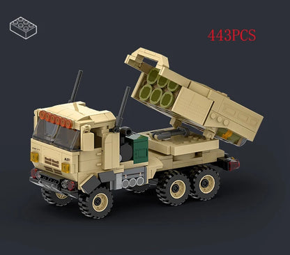 Military Vehicles Tank Sets SWAT Army City Police T34 Model Building Blocks DIY Brick Kids Toys Classic World War II WW2
