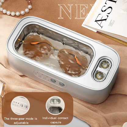 Adjustable High Frequency Ultrasonic Cleaning Machine with Double Bin Vibration for Jewelry Full Cleaning Machine for Household