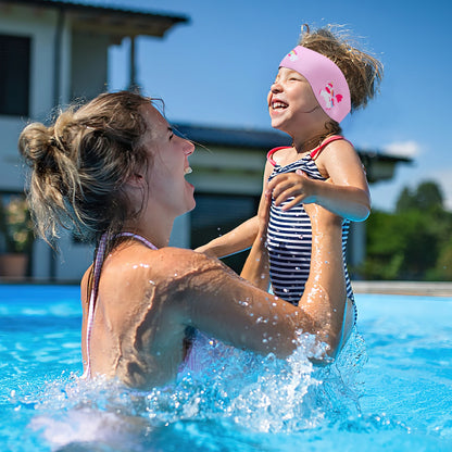 HeySplash Swimming Headband Swim Earplugs Kids Ear Plugs Ear Band Swimmer Ear Protection Elastic Neoprene Ear Guard