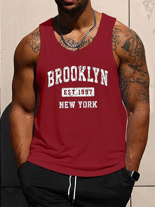 Summer Daily Casual Men's Tank Top Urban Street Fashion Men's Tank Top Outdoor Sport Men's Sleeveless T-shirt 3D Printing