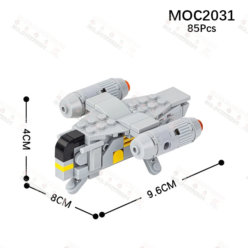 Sci-Fi Movie Series Droid Building Blocks Creative Mini Collector Turret Robot Annihilator Robot Model Bricks Toys For Kids Gift