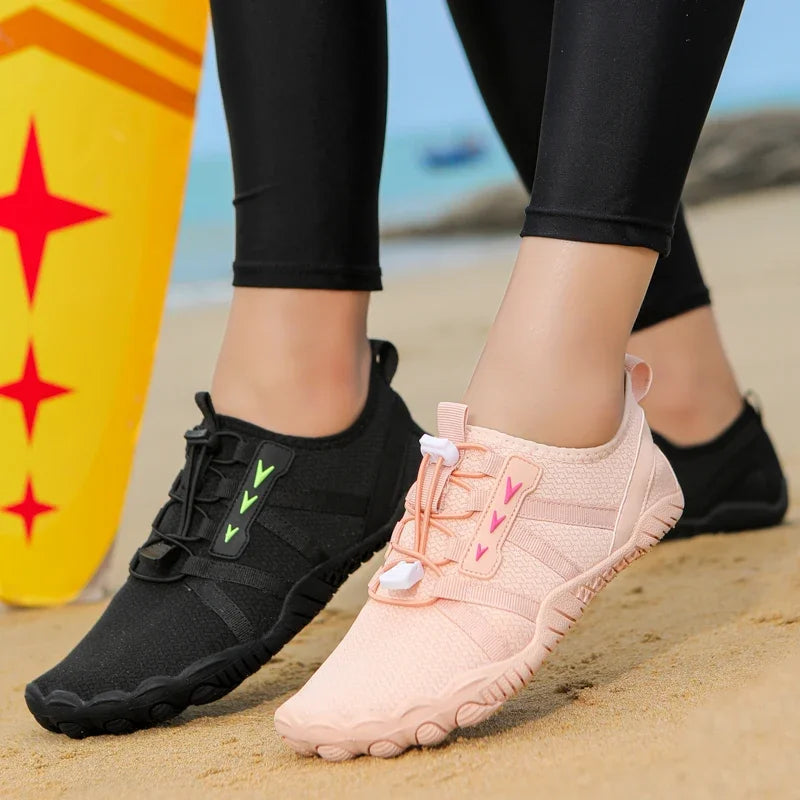 Aqua Shoes Men Beach Barefoot Water Shoes Summer Swimming Light Portable Wader Quick Dry Outdoor Upstream Wading Sneakers