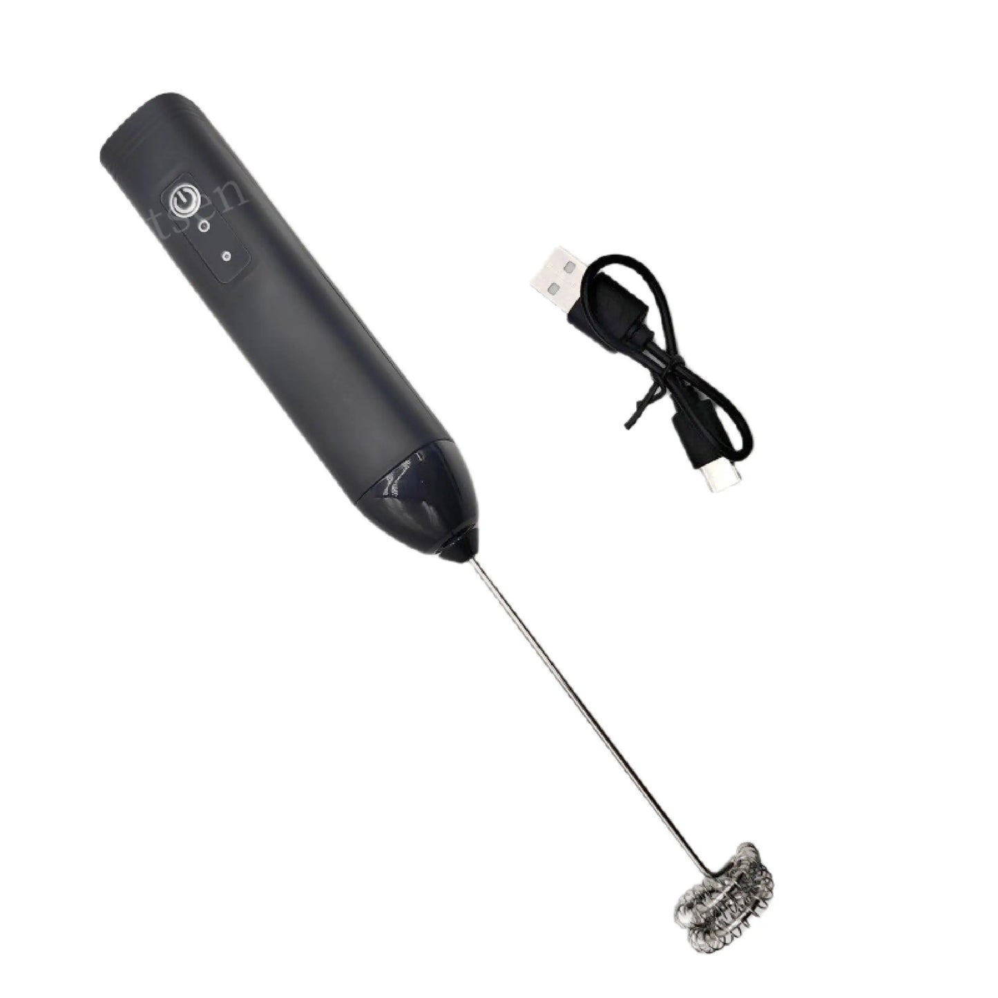 MINI Milk Frother USB Rechargeable 3 Speeds Foam Maker Coffee Whisk Mixer Electric Handle Blender Egg Beater Hot Cooking Tools