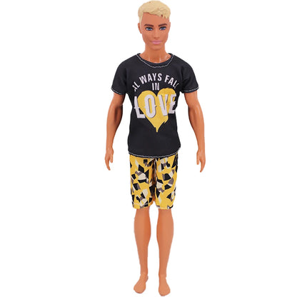 Doll Clothes Ken Doll Clothes Hoodie Sportswear Shirt Coat Outfit Set Doll Accessories Dressing Up Children's Toys,Girls Gift
