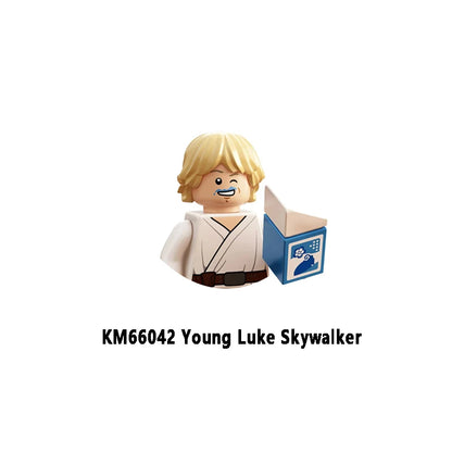 Jedi Temple Guard Building Blocks Count Dooku Mini Mace Windu Figurine Ahsoka Tano Bricks Qui-Gon jinn Figure Kids Toys G0108