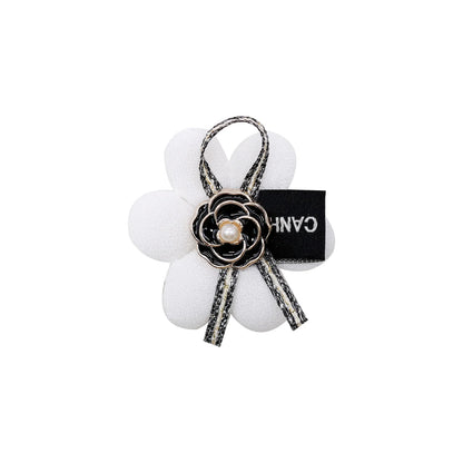 Dog Hair Clips 2PCS Dog Hair Accessories With Alligator Clip Flower Dog Bows Classical Plaid Puppy Bows Pet Supplies For Dogs