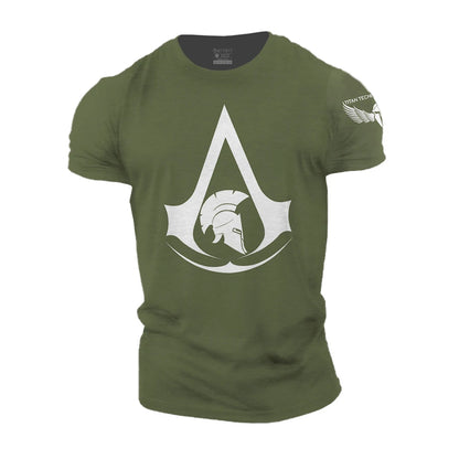 2023 Super New Spartan Warrior Fitness Sports 3D Printed T-shirt Unisex Short Sleeve Breathable Outdoor Casual Street Top 6XL