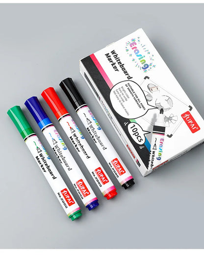 4Pcs/Set Erasable Magnetic Whiteboard Marker Pen Blackboard Marker Chalk Glass Ceramics Office School Art Marker Stationery