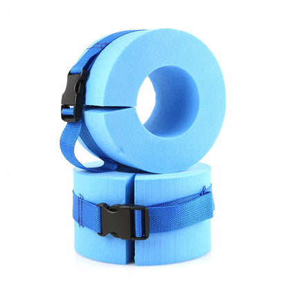 2pcs Swimming Weights Aquatic Cuffs Water Aerobics Float Ring Fitness Exercise Set Workout Ankles Arms Belts Pool Accessories