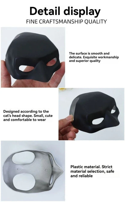 3d Printing Cat Avenger Mask Batman Cosplay Hat Mask Halloween Party Headwear Pet Dog Mask Helmet Props Pet Supplies Photos