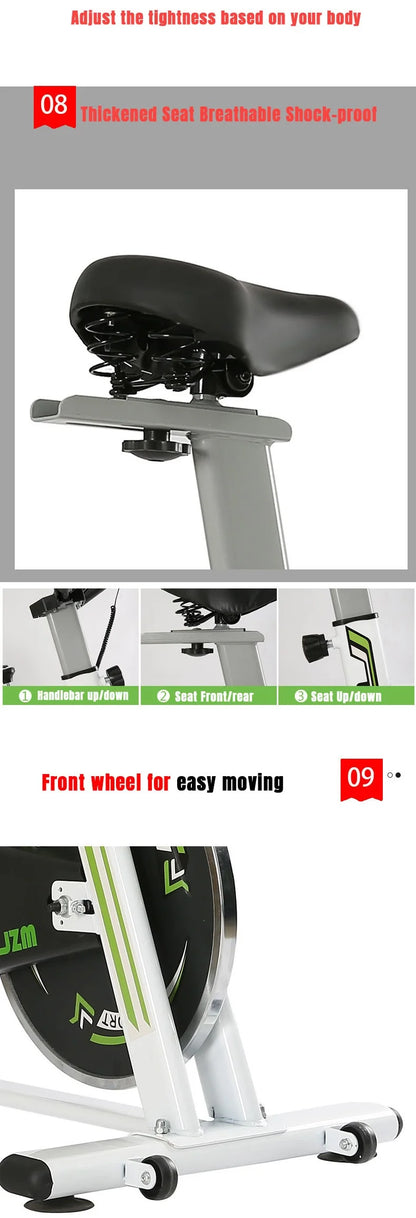 Fitness Pedal Monitor Magnetic Flywheel Professional Indoor Cycling Bikes Equipment Custom Logo Exercise Screen Spinning Bike