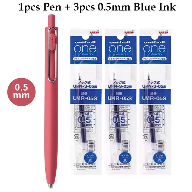 New Japan UNI Small Thick Core Gel Pen UMN-SF Summer Limited Thick Black Uniball One Low Center of Gravity Uniball Signature Pen
