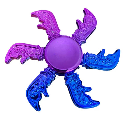 ABS Colorful Fidget Spinner Anti-Anxiety Toys Spinners Relieves Stress Fingertip Gyroscope for Reducing Adult Kids Decompression