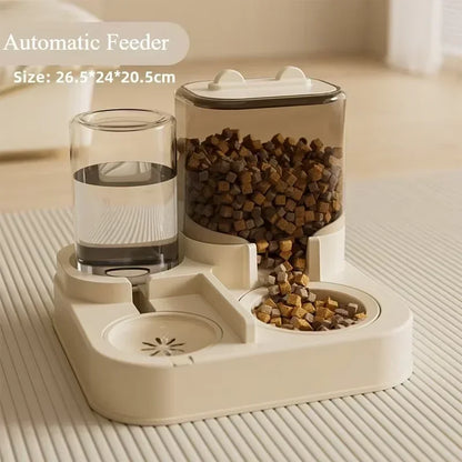 Ee2 In 1 Gravity Pet Feeder Water Dispenser Strike,Automatic Cat Dog Food Water Bowl Basin Dogs Pet Supplies