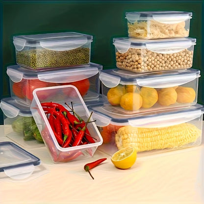 8-PC BPA-Free Airtight Food Containers with Locking Lids