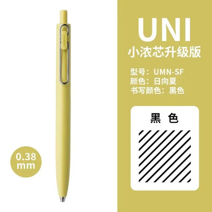 New Japan UNI Small Thick Core Gel Pen UMN-SF Summer Limited Thick Black Uniball One Low Center of Gravity Uniball Signature Pen