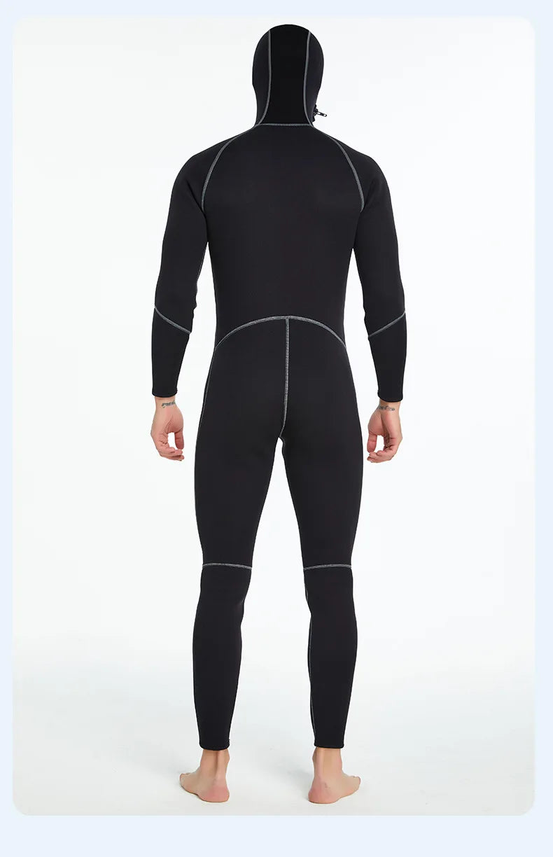 3MM diving suit men's and women's thickened diving suit men's warm hooded swimming wet suit surfing suit jellyfish suit