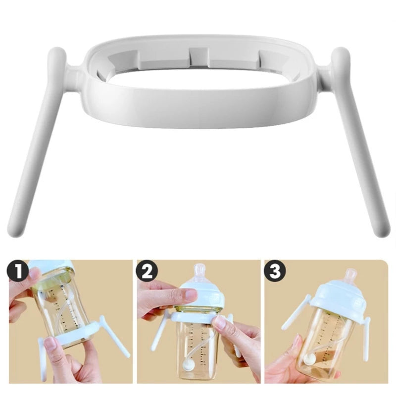 BPA Free Classic Newborn Bottle Grip Handle Compatible Silicone Handles for Hegen Bottle Size Baby Feeding Bottle Accessories