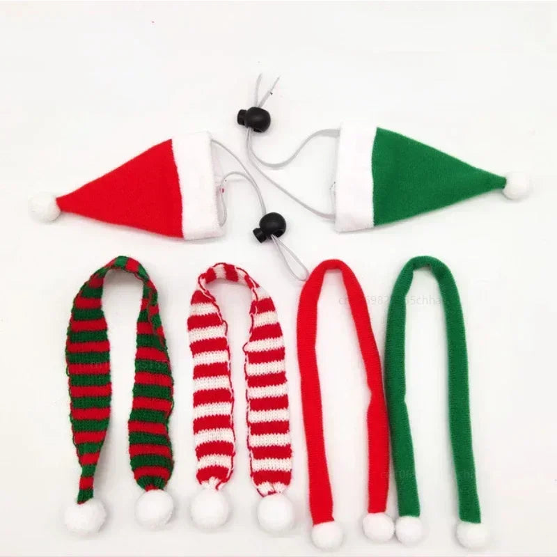 Hamster Christmas Costume Guinea Pig Mini Pet Supplies Hats Scarves Headwear Dragon Cat Rabbit Accessories Pet Clothing