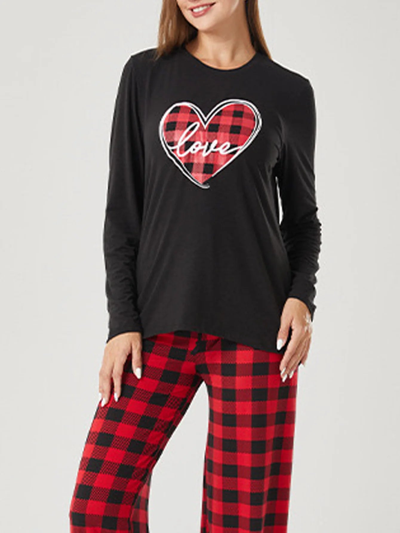 2023 New Autumn and Winter Home Pajamas Women's Christmas Printed Long-sleeved Suit Night Women Sleepwear