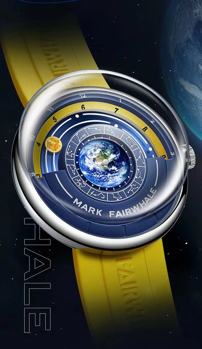 Mark Fairwhale 5700 Luxury Earth Men's 2025 Quartz Watches Sport Waterproof Men Wristwatch Innovative Hands Clocks reloj hombre