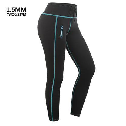 Men Women Wetsuit Pant 1.5MM/3mm Neoprene for Diving Surfing Scuba Snorkeling Winter Swimsuit Keep Warm Trousers Pant Dropship