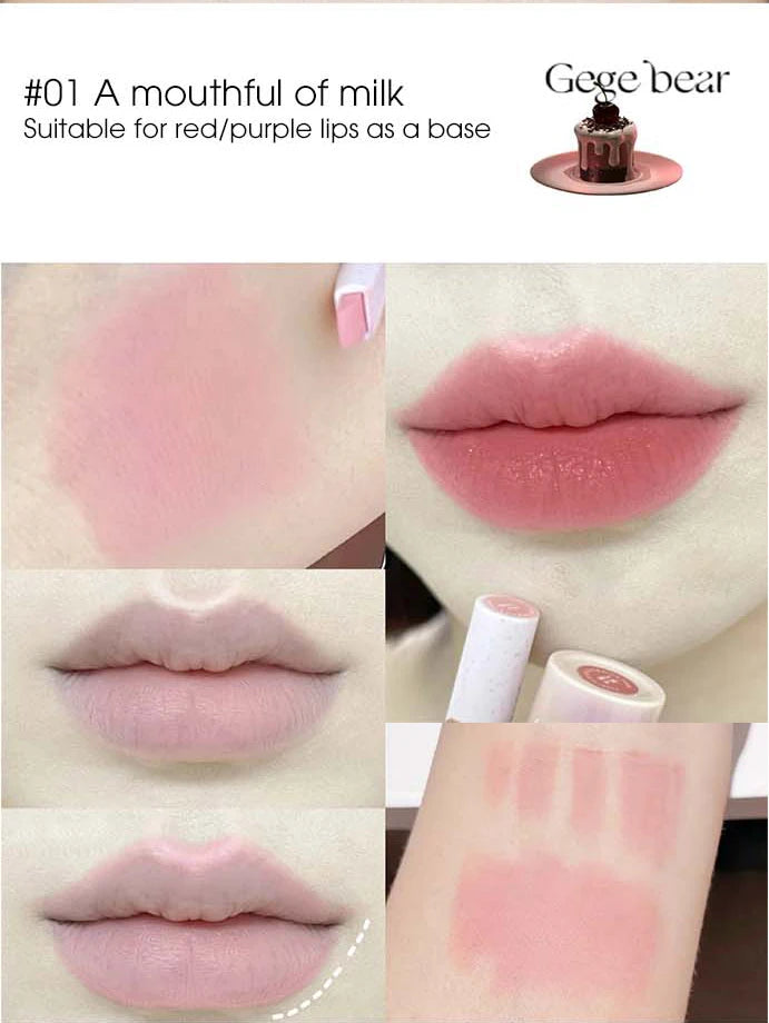 Light sweet and soft fog lipliner outlines the lip shape, lasting, not easy to fade, not take off makeup, nude pink lip liner