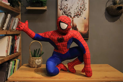 High Quality Spider Man Plush Toy Cartoon Stuffed Anime superhero Plushies Lovely Doll Hug Pillow Home Decor Birthday Gifts Kids
