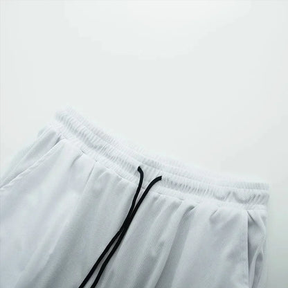 Men's sports shorts double layer two-in-one quick-drying breathable casual shorts summer running sportswear pants M-3XL