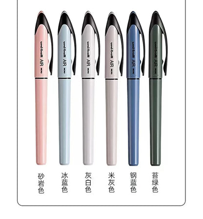 Uni Ball Air Micro Gel Rollerball Pen UBA-188 0.5/0.7MM Japanese Stationery Black Technology Straight Liquid Free Control Ink