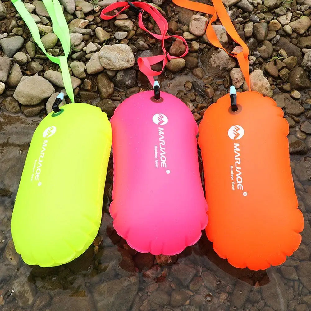 3 colors Swimming Float Bag Thickened Buoy Anti Drowning Drifting Ball Swimming Bunch Canoe Storage Drifting Bag