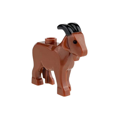 City Animal Zoo Farm Series Building Blocks Street View Panda Brown Bear Cat Pig Long Wool Sheep Cow Cattle Pet Bricks Toys Kids