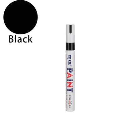 12 Colors White Waterproof Rubber Permanent Paint Marker Pens for Drawing Car Tire Tread Eco-Friendly Tire Painting Highlighter