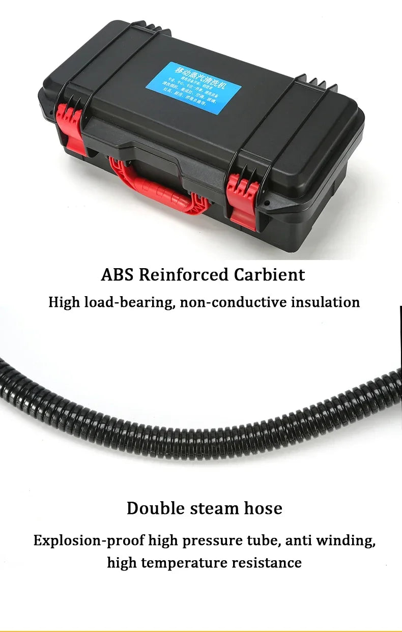 Household Electric Steam Cleaner 3000W 4.5Bar High temperature And Pressure Air Conditioner Range Hood Car Cleaning 110V 220V